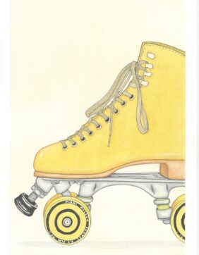 C’est l’enfance, l’insouciance, c’est gai le patin à roulettes, c’est le temps des couettes, des billes, des récrés.