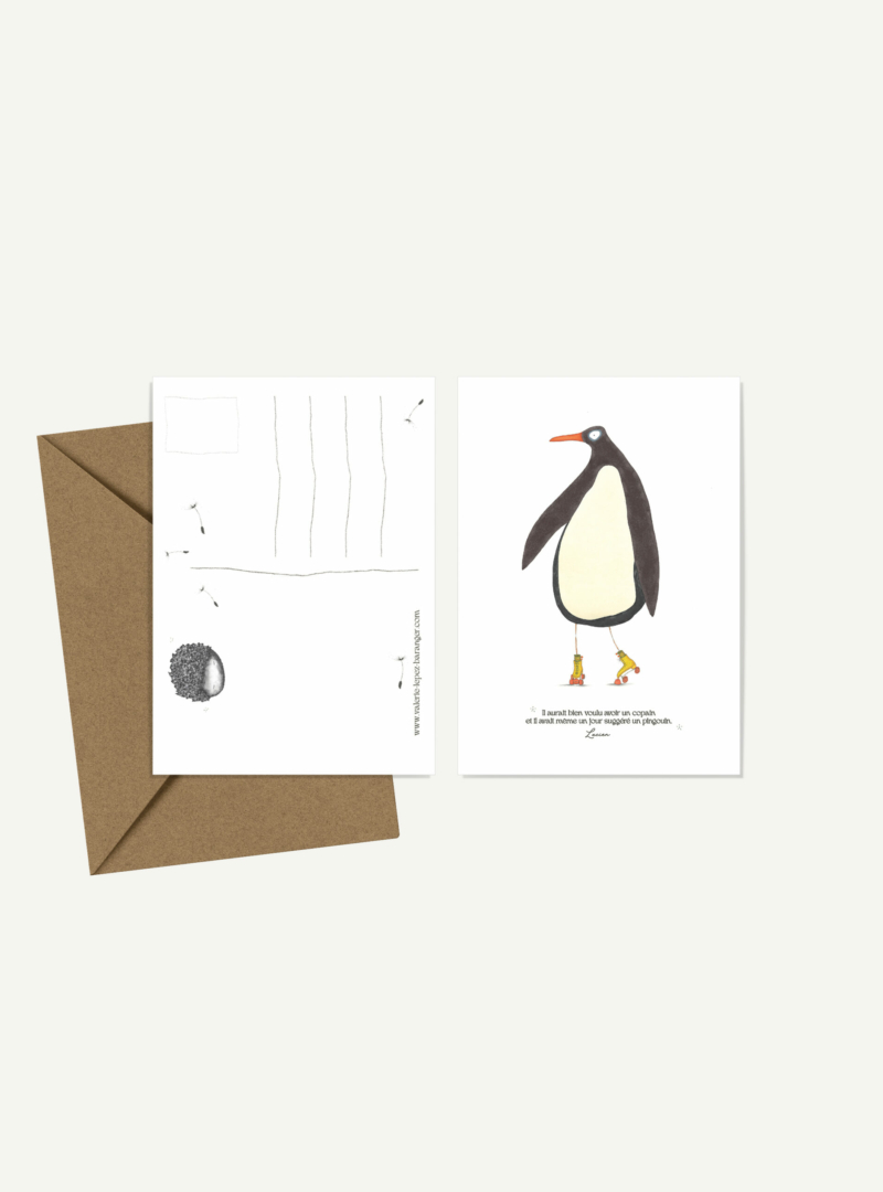 Carte postale Pingouin